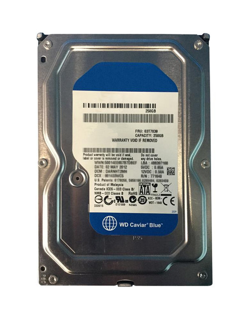 03T7039 - Lenovo 250GB 7200RPM SATA 6Gb/s 3.5" HDD