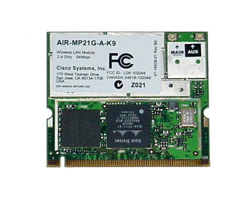 AIR-MP21G-A-K9= - Cisco 802.11g Configurable Radio Module