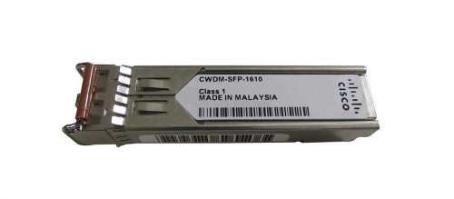 CWDM-SFP-1610-RGD-RF - Cisco 1Gbps CWDM 80Km 1610nm Duplex LC SFP Transceiver