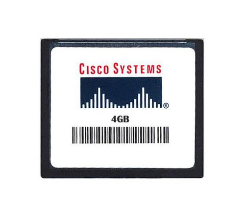 MEM-CF-256U4GB-MT= - Cisco 4GB CompactFlash Memory Card