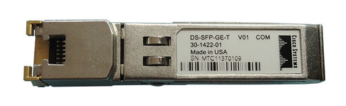 DS-SFP-GE-T - Cisco 1Gb 1000Base-T 100m RJ-45 SFP Transceiver