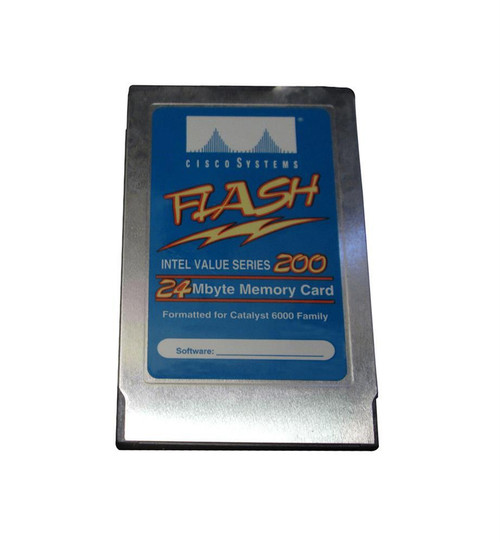 MEM-C6K-FLC24M-RF - Cisco 24MB Flash Memory Card Catalyst 6000/6500