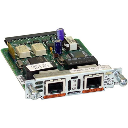 VIC2-2BRI-NT/TE - Cisco 2-Port BRI NT/TE Voice/Fax Interface Card