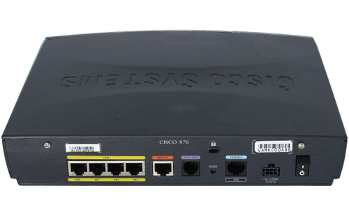 CISCO876-K9 - Cisco 4-Port 10/100 ADSL Integrated Services Router