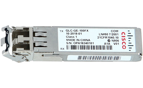 GLC-GE-100FX - Cisco 100Mb 100Base-FX 1310nm 2km LC SFP Transceiver