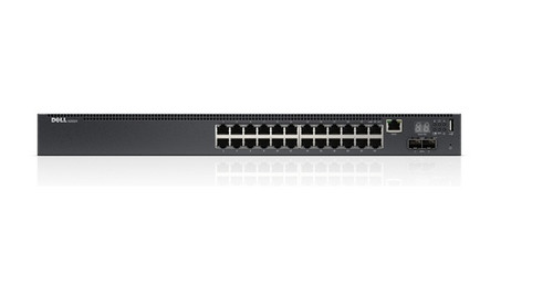 463-7702 - Dell 24-Port Gigabit Layer 3 2x SFP+ 1U Network Switch