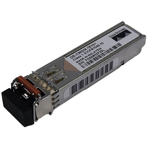DS-CWDM-1610= - Cisco 1.25Gbps CWDM 80Km 1610nm LC SFP Transceiver