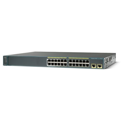 WS-C2960-24TT-L - Cisco 24-Port Ethernet Network Switch