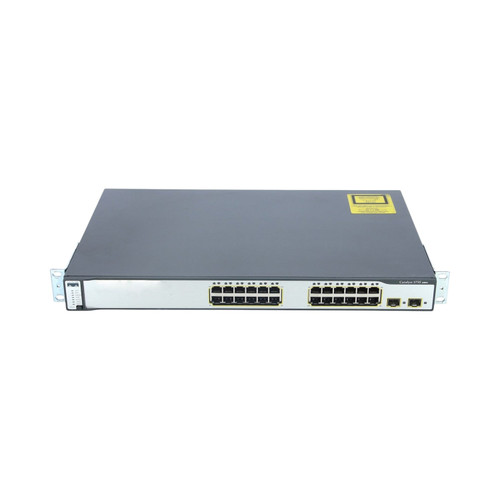 WS-C3750-24TS-E - Cisco 24-Port Fast Ethernet Layer 3 Managed Switch