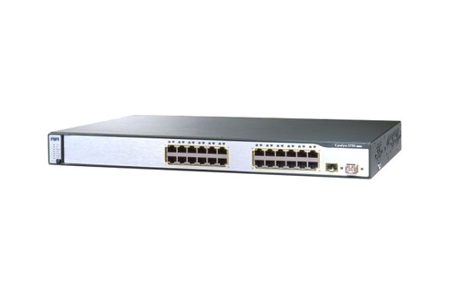 WS-C3750-24TS-E-RF - Cisco Catalyst Switch 3750 24 10/100 + 2 Sfp + Ips Image