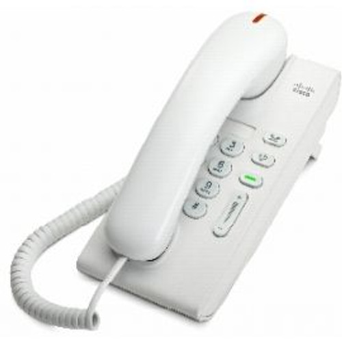 CP-6901-WL-K9= - Cisco 6900 Ip Phone Uc Phone 6901 White Slimline Handset
