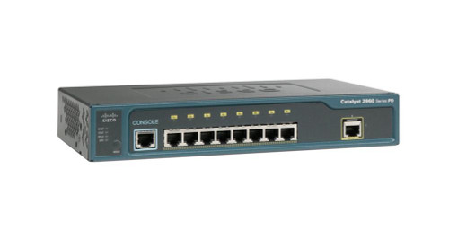 WS-C2960PD-8TT-L-RF - Cisco 8-Port 10/100 PoE+ Managed Switch