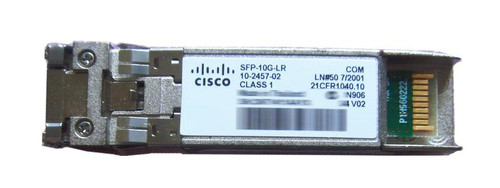 10-2457-02-RF - Cisco 10Gbps 10GBase-LR Single-mode 10km 1310nm SFP+ Transceiver