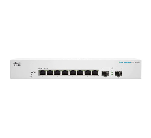 CBS220-8T-E-2G - Cisco 8-Port Gigabit Layer 2 Managed Network Switch