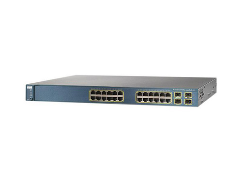 WS-C3560G-24PS-S-RF - Cisco Catalyst Switch 3560 24 10/100/1000T Poe + 4 Sfp + Ipb Image