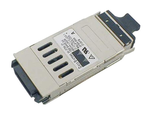 WS-G5484= - Cisco 1Gbps 1000Base-SX Multi-mode Fiber 550m 850nm Duplex SC Connector GBIC Transceiver Module