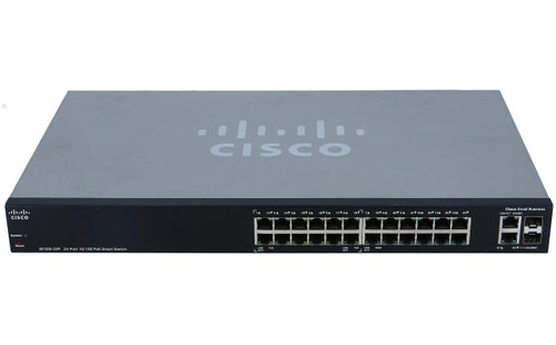 SF200-24P - Cisco 24-Port PoE Fast Ethernet Network Switch
