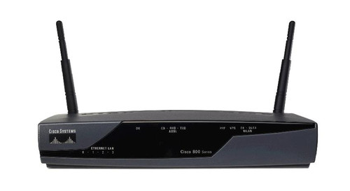CISCO877W-G-E-K9= - Cisco 802.11n 2.4GHz 4-Port Integrated Services Router