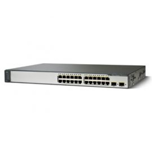 WS-C3750V2-24TS-S - Cisco Catalyst 2960 V2 Series 20-Ports Ethernet 10/100/1000Mbps 4 x Dual Purpose Uplinks Switch