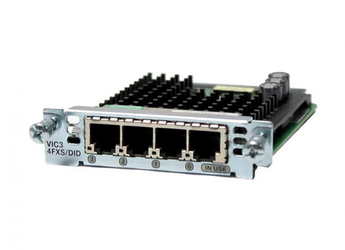 VIC3-4FXS/DID - Cisco 4-Port FXS Voice Interface Card