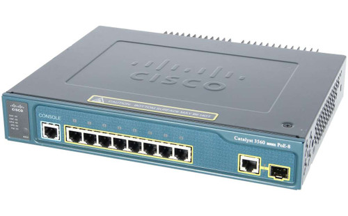 WS-C3560-8PC-S - Cisco 8-Port Fast Ethernet Network Switch