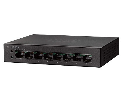 SF110D-08= - Cisco SF110D-08 8-Port 10/100 Desktop Network Switch