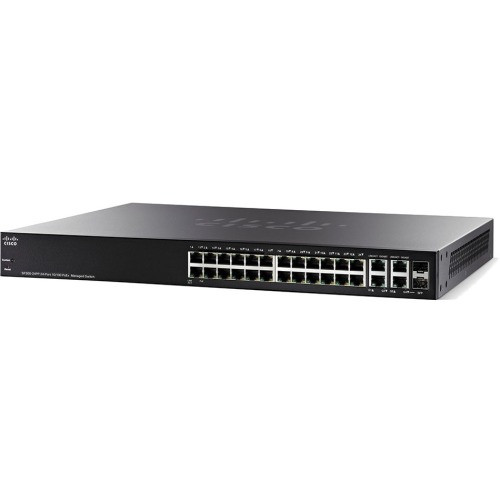 SF300-24PP-RF - Cisco 24-Port PoE Managed Layer 3 Network Switch