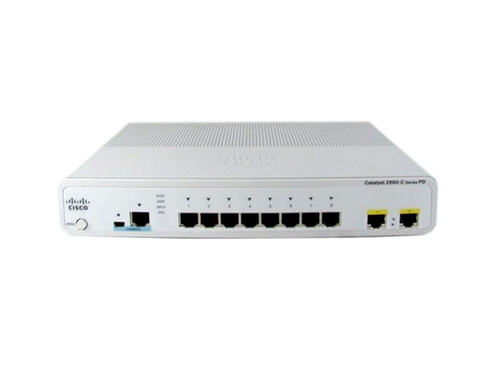 WS-C2960CPD-8PT-L-RF - Cisco 8-Port Gigabit PoE Layer2 Managed Rack Switch