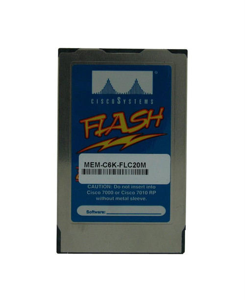 MEM-C6K-FLC20M= - Cisco 20MB Linear Flash Memory Card