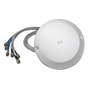 AIR-ANT2451NV-R= - Cisco Dual Band MIMO 2.5/3.5 dBi Ceiling Antenna