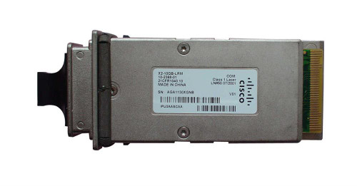 X2-10GB-LRM-JTS= - Cisco 10Gb 10GBase-LRM 220m 1310nm SC X2 Transceiver