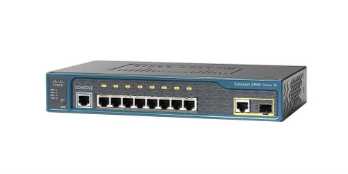 WS-C2960-8TC-S-RF - Cisco 8-Port 10/100 + 1 T/SFP Network Switch