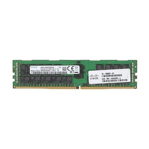 15-105081-01 - Cisco 32GB PC4-21300 DDR4-2666MHz Registered ECC CL19 288-Pin DIMM 1.2V Dual Rank Memory Module
