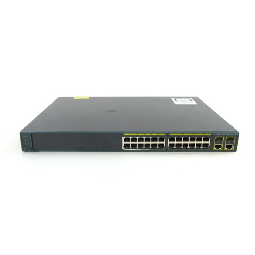 Cisco Catalyst WS-C2960-24LC-S Ethernet Switch 24 Port 2 x SFP Mini-G, for networking in small to medium businesses