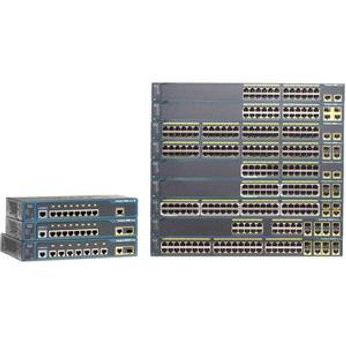 WS-C2960-24LC-S-RF - Cisco Catalyst Switch 2960 24 10/100 (8 Poe) + 2 T/Sfp Lan Lite Image