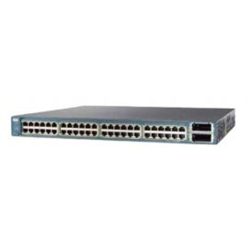 WS-C3560E-48TD-SD-RF - Cisco Catalyst 3560E 48 10/100/1000 + 2*10Ge(X2) 265W Dc Ipb S/W