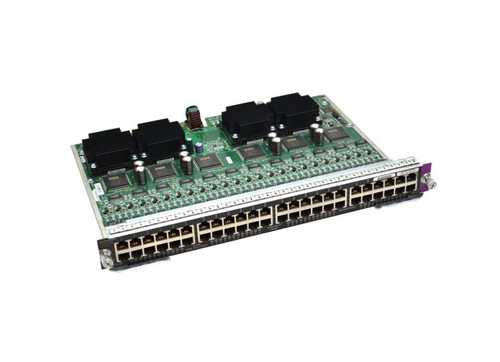 WS-X4248-RJ45V= - Cisco Catalyst 4500 48-Ports PoE IEEE 802.3af 10/100 Ethernet Line Card