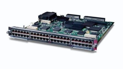 WS-X6348-RJ-45= - Cisco 48-Ports 10/100Mbps RJ-45 Switching Module with In-Line Power for Voice for Catalyst 6000 and 6500