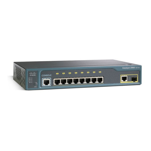 WS-C2960-8TC-L-RF - Cisco Catalyst Switch 2960-8Tc Layer 2 - 8 X 10/100 Ports - 1 X T/Sfp - Lan Base Image - Managed