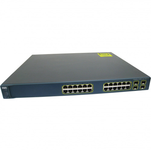 WS-C3560G-24PS-E - Cisco 24-Port PoE Gigabit 4 SFP Layer 3 Switch