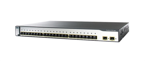 WS-C3750-24FS-S= - Cisco 24-Port 100Base-FX Layer3 Stackable Switch