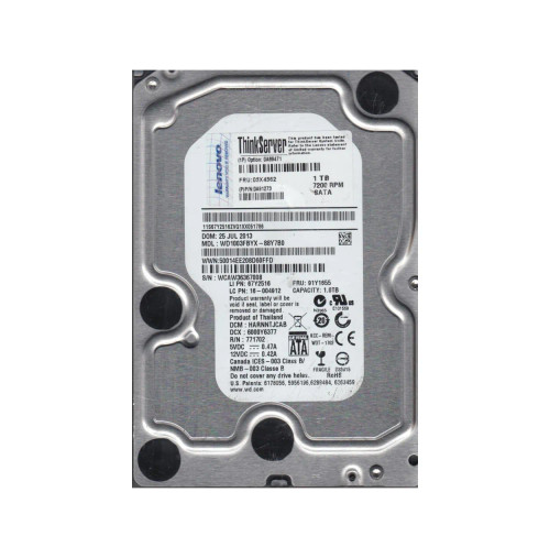 03X4362 - Lenovo 1TB 7200RPM SATA 6Gb/s 3.5" HDD