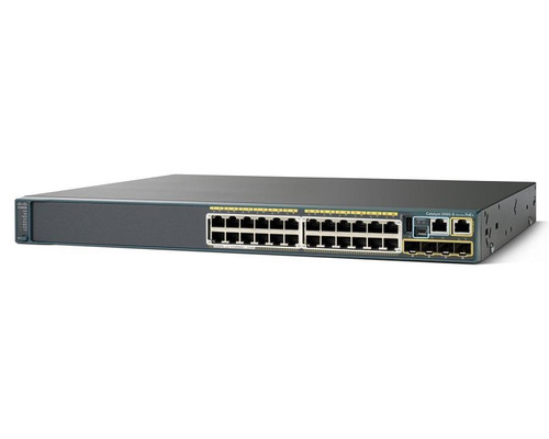 WS-C2960S-24PS-L-RF - Cisco Catalyst 2960S-24Ps Layer 2 - Gigabit Ethernet Switch - 24 X 10/100/1000 Poe Ports - 370W - 4 X Sfp - Lan Base - Managed