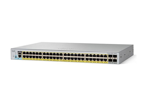 WS-C2960L-48PQ-LL-RF - Cisco 48-Port Gigabit PoE+ 4x SFP+ Layer 4 Switch