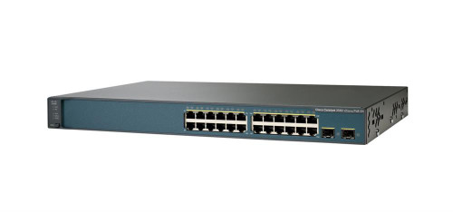 WS-C3560V2-24PS-S= - Cisco 24-Port 10/100 PoE Layer3 1U Network Switch