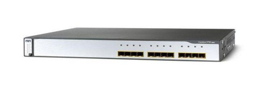 WS-C3750G-12S-E= - Cisco Catalyst 3750 12-Ports Gigabit SFP Managebale Layer3 Rack Mountable 1U and Stackable Switch