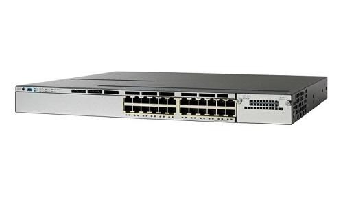 WS-C3750X-24P-S= - Cisco Catalyst 3750X-24P Switch Layer 3 - 24 X 10/100/1000 Ethernet Poe+ Ports (435W Poe Power Available) - Ip Base - Managed