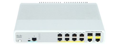 WS-C3560CPD-8PT-S-RF - Cisco 8-Port Gigabit PoE+ Manageable Network Switch