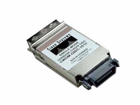 CWDM-GBIC-1610= - Cisco 1Gbps 1000Base-ZX CWDM 80km 1610nm SC GBIC Transceiver