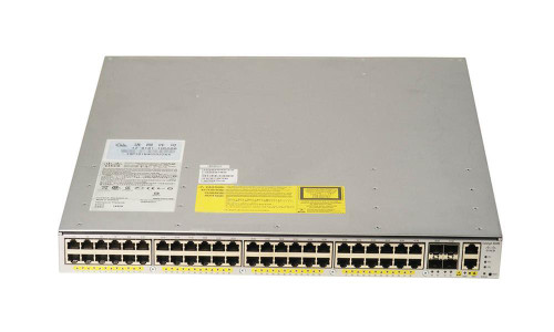 WS-C4948E-S= - Cisco 48-Port Gigabit 4-Port 10GbE Network Switch